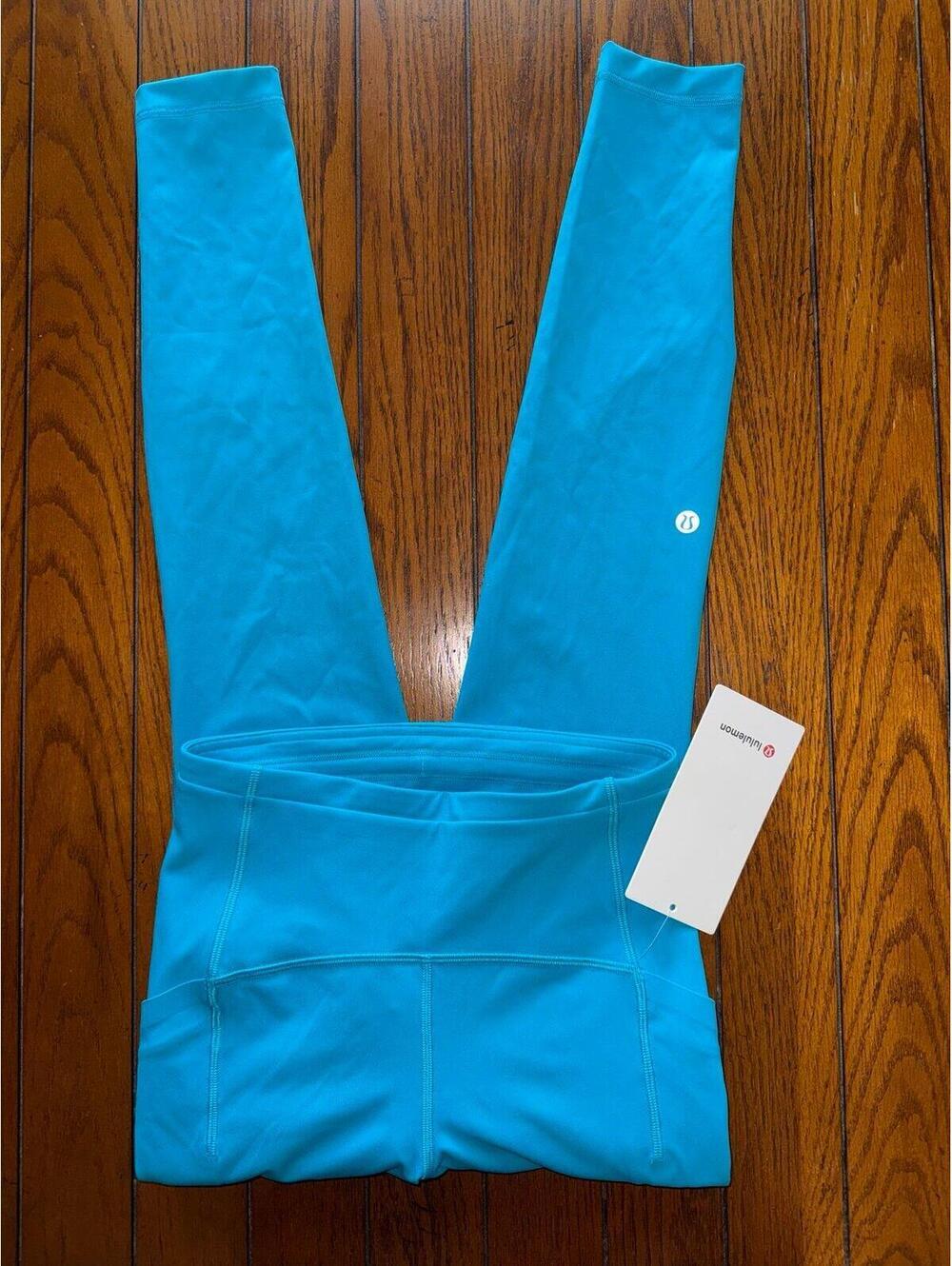 Lululemon Swift Speed With Pockets High Rise 28” Turquoise Tide Size 4 NWT